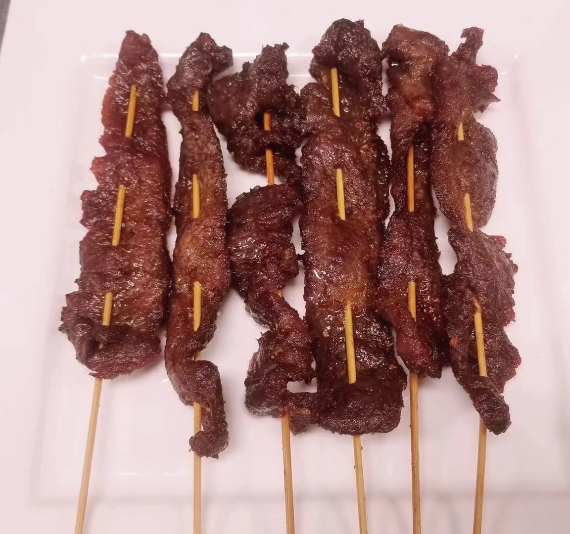 106. Spiced Beef on a skewer (6)