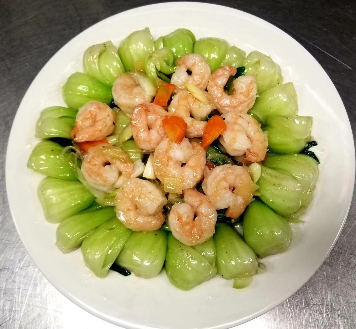 160. Shrimp with Chinese Vegetables