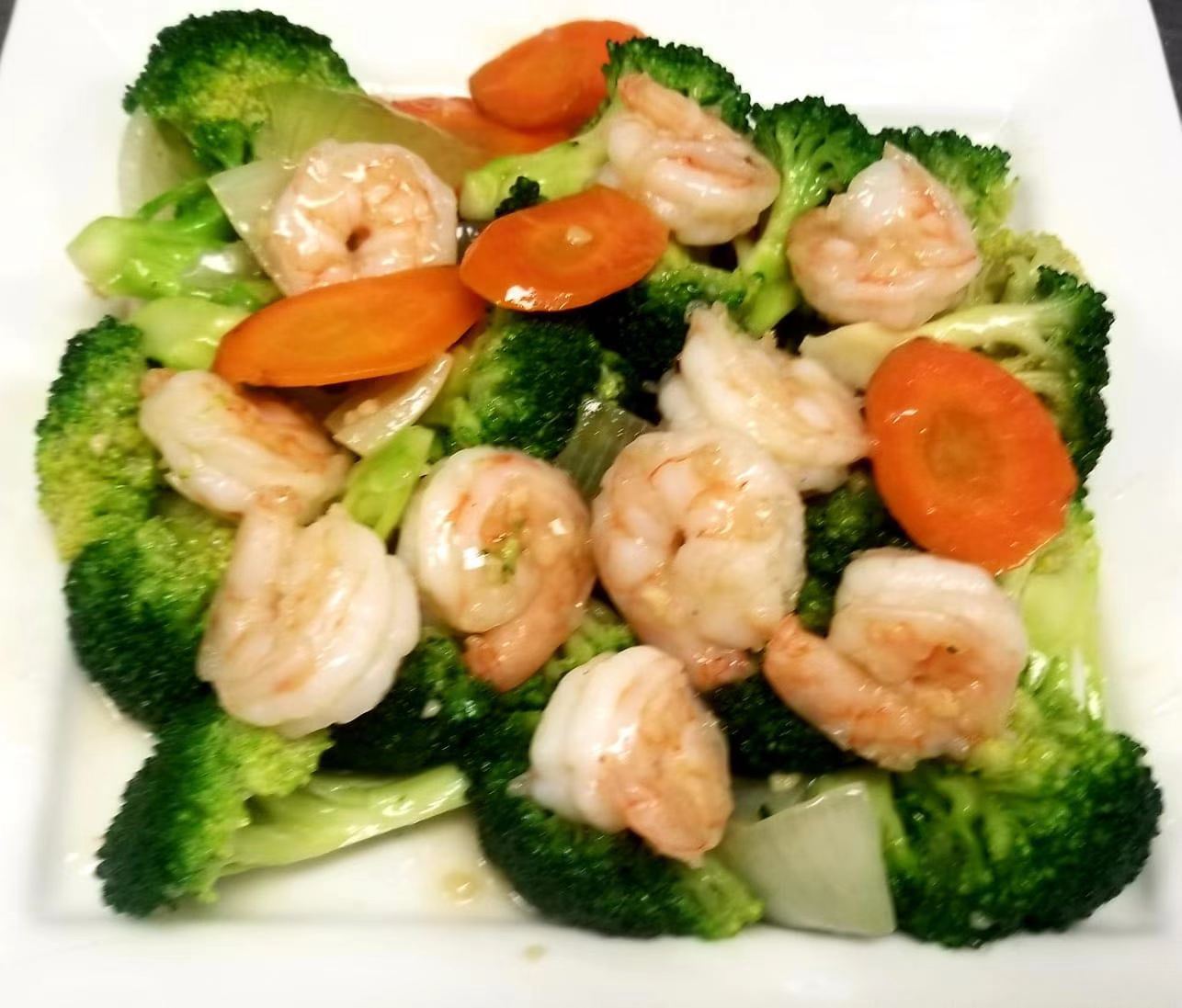 166. Shrimp with Broccoli