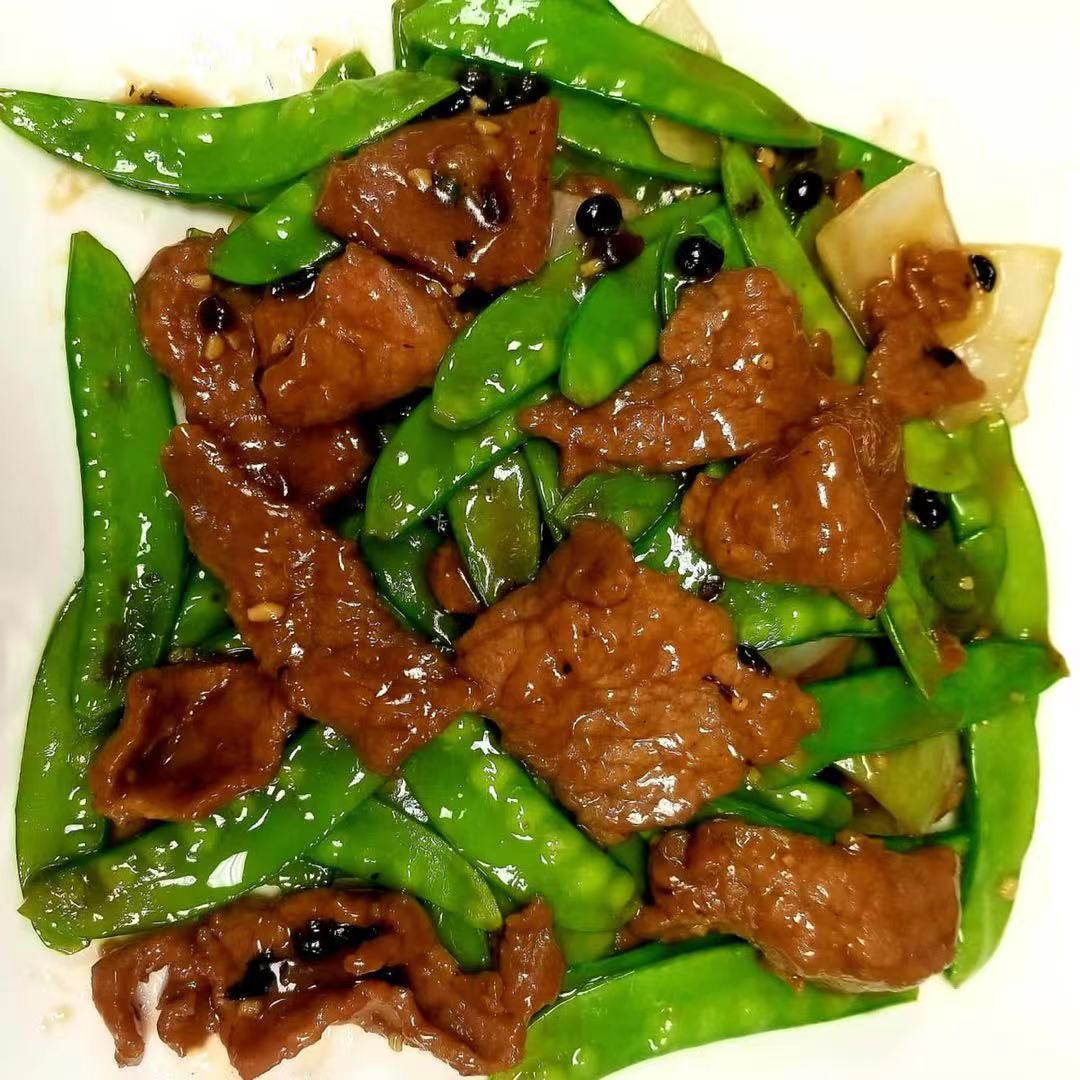 170. Sliced Beef with Snow Pea Pods